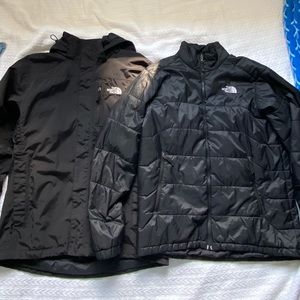The North Face 2 in 1 black Goretex Ski Jacket M